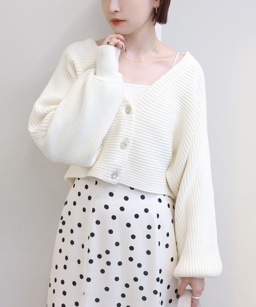 one after another NICE CLAUP 「one CLAUP」 ニットカーディガン FREE