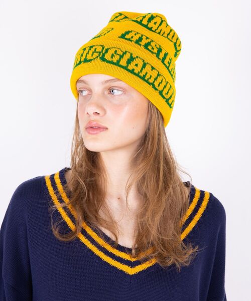 HYSTERIC GLAMOUR ニット帽　新品未使用タグ付き HYSTERIC GLAMOUR（ヒステリックグラマー） ニット帽 ニットキャップ