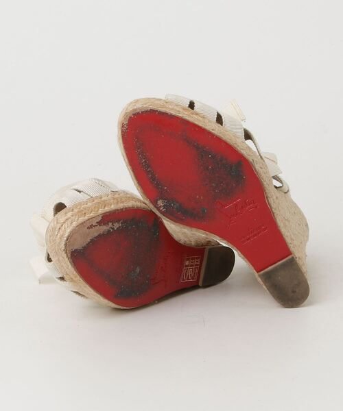 Christian Louboutin ベージュ ハイヒールサンダル ピンヒール Christian Louboutin 「Christian Louboutin」 ヒールサンダル