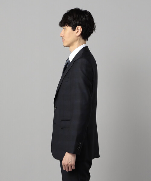 セレモニースーツ カジュアルスーツ 入学式 卒業式 「IL PRINCIPE」「セットアップ対応」尾州織り タータンチェック ジャケット メンズの画像