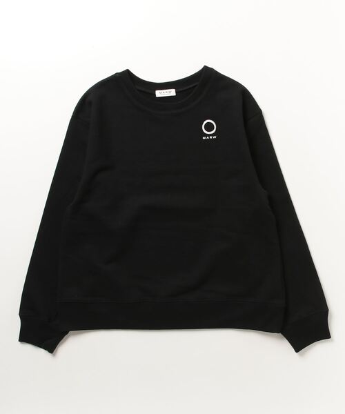 「MARW UNITED ARROWS」 スウェットカットソー 38 ブラック レディース MARW UNITED ARROWS 「MARW ARROWS」 スウェットカットソー FREE