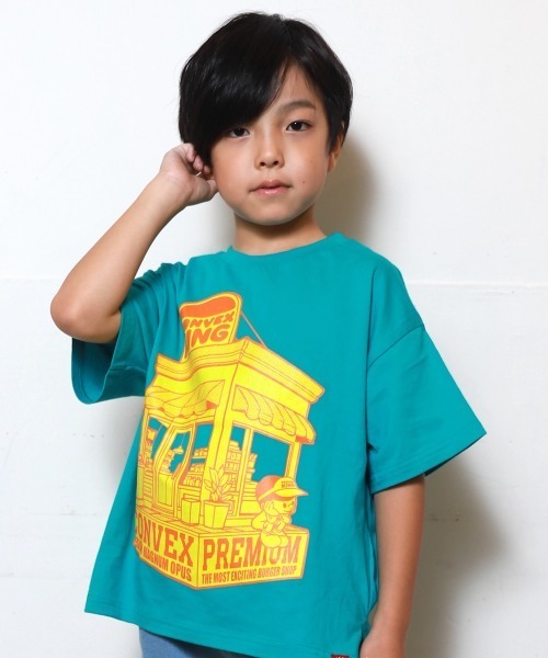 CONVEX（コンベックス） tシャツ バーガーショップWIDE-T キッズ 子供