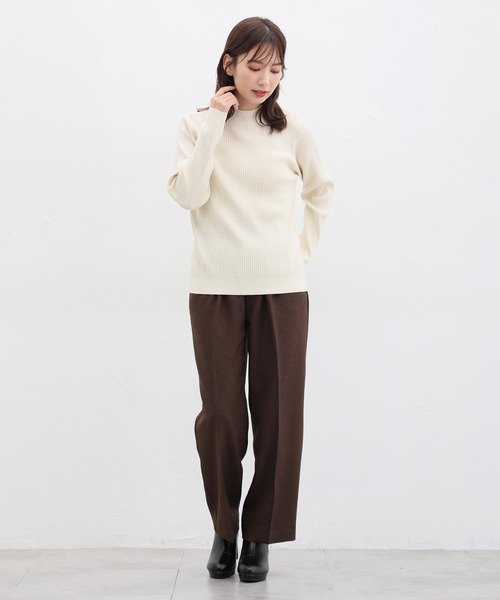 「Honeys」 長袖ニット LL レッド系その他 レディース_画像3