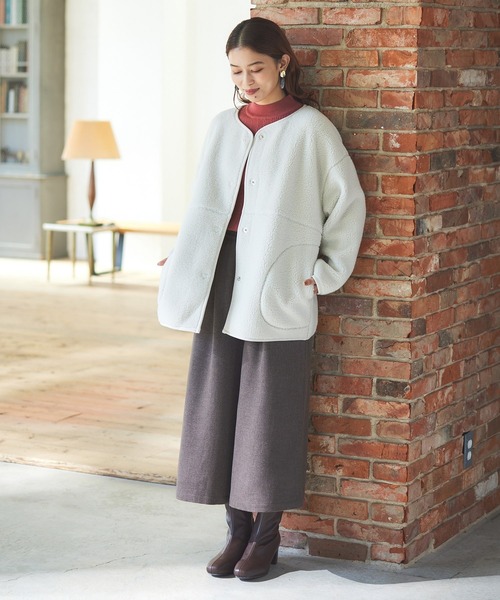 「Honeys」 長袖ニット LL レッド系その他 レディース_画像9