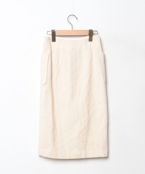 「BABYLONE」 タイトスカート 34inch オフホワイト レディース_画像2
