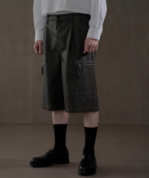 LUCY（ルーシー） パンツ LUCY/PUバギーZIPポケットショーツ メンズ