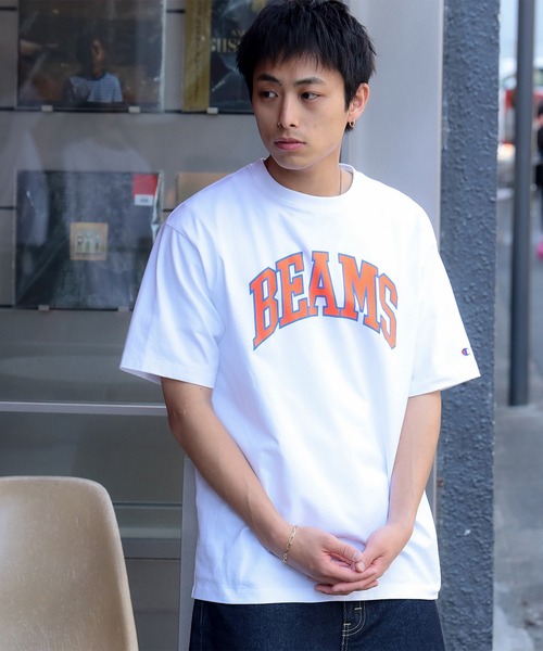 Champion tシャツ 「別注」Champion / ”BEAMS” LOGO T-Shirts