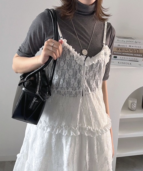 CHANEL　シャネル　ブラック　レース　フリル　キャミソール CHANEL シャネル ブラック レース フリル キャミソール CHANEL