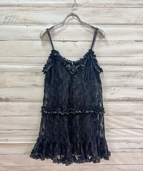 ブラック フリルキャミソール misamisa 様専用】ZARA ブラック フリルキャミソール XS - メルカリ