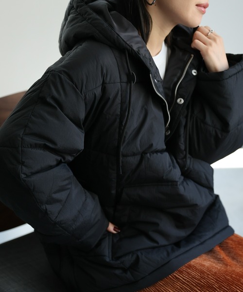 「ap retro」 ブルゾン FREE ブラック レディース_画像9