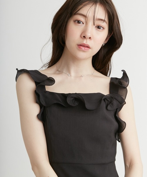 CELFORD（セルフォード） ペタルフリルキャミワンピース　新品・タグ付 ペタルフリルキャミワンピース(デイリーワンピース)｜DRESS