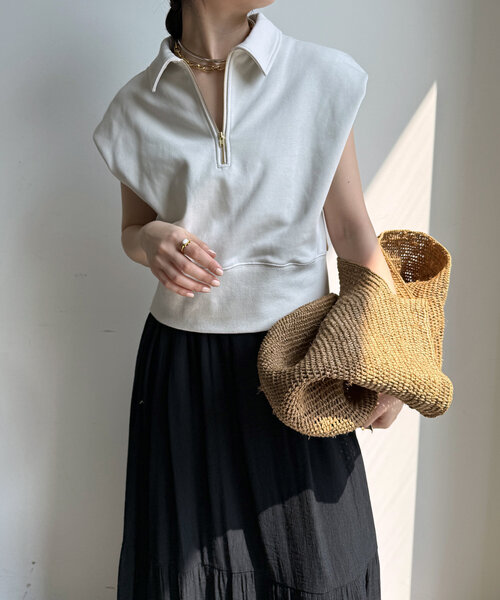 DOUDOU ハーフジップスウエット＋ワンピースセット ハーフジップスウエット＋ワンピースセット | DOUDOU(ドゥドゥ