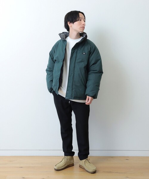 【美品】GERRY×BEAMS HEART ビッグシルエット　ブルゾン　グリーン GERRY」 ブルゾン「BEAMS HEARTコラボ」 LARGE ダークグリーン メンズ