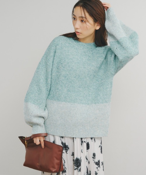 「Droite lautreamont」 長袖ニット 2 ブラウン レディース_画像3