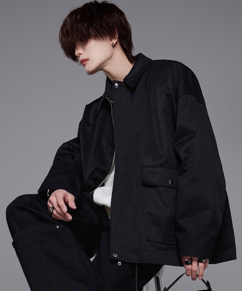 【希少】VANDALIZE ジップアップブルゾン ブラック Lサイズ ADRER 「ADRER」 ジップアップブルゾン X-SMALL ブラック メンズ