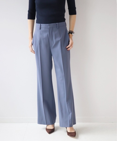 plage（プラージュ） スラックス 34 ブルー レディース : ZOZOTOWN