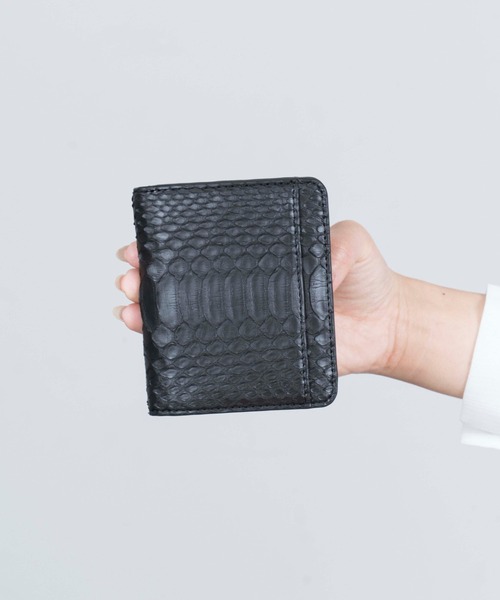 m+(エムピウ)二つ折り財布 パイソングリーン m+(エムピウ)二つ折り財布 パイソングリーン 65-916-01.jpg