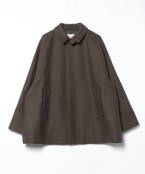 CITEN（シテン） ステンカラーコート FREE オリーブ メンズ : ZOZOTOWN