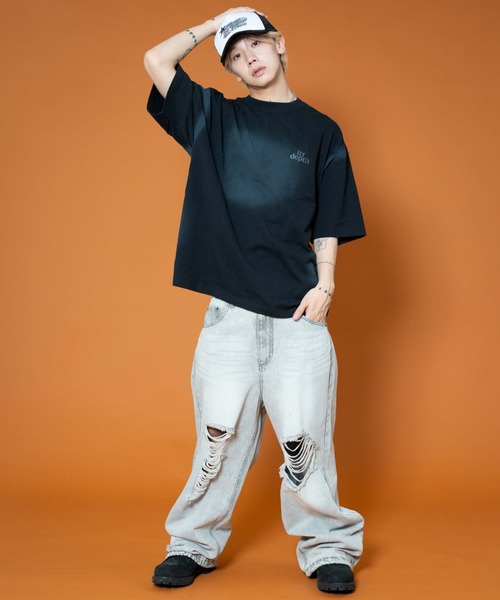 LTR DEPTH tシャツ LTR DEPTH/バックスタッズグラフィックT メンズ