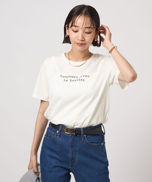 tシャツ ロゴ ショートスリーブ カットソー レディース