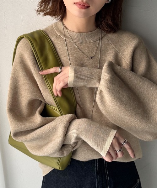 Java ニット セーター 「JaVaジャバコラボ」こなれ感と快適さを両立