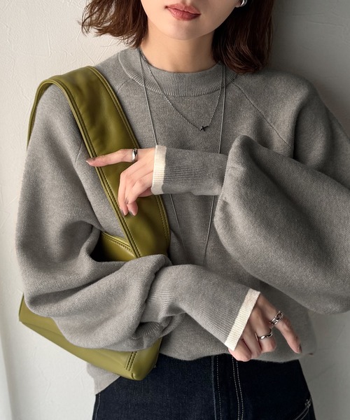 Java ニット セーター 「JaVaジャバコラボ」こなれ感と快適さを両立