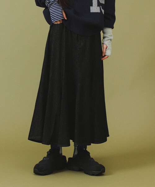 BEAMSBOY デニムフレアスカート BEAMS BOY（ビームス ボーイ） デニムスカート 「1/15再値下げ」デニム