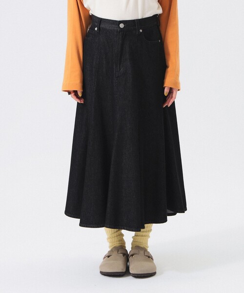 BEAMSBOY デニムフレアスカート BEAMS BOY（ビームス ボーイ） デニムスカート 「1/15再値下げ」デニム
