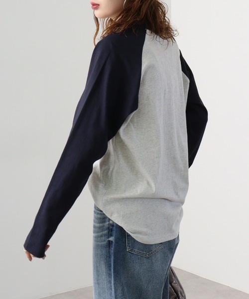 「FUNALIVE」 「HALHAM」長(zhǎng)袖Tシャツ X-LARGE ベージュ メンズ