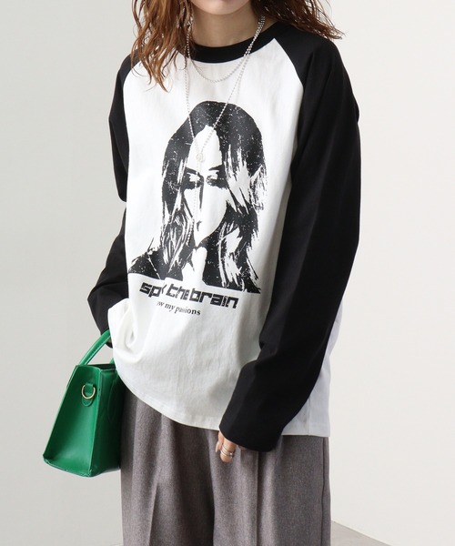 「FUNALIVE」 「HALHAM」長(zhǎng)袖Tシャツ X-LARGE ベージュ メンズ