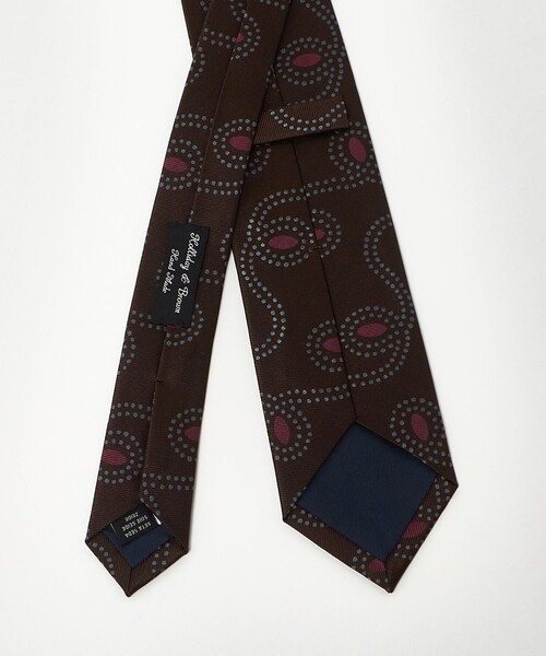 UNITED ARROWS ネクタイ 「HOLLIDAY＆BROWN」ペイズリー