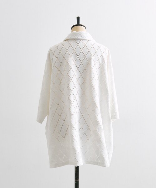 「ear PAPILLONNER」 「SUMi STYLE」7分袖ブラウス FREE ブラック レディース ear PAPILLONNER（イアパピヨネ）の「【SUM1 STYLE（スミ