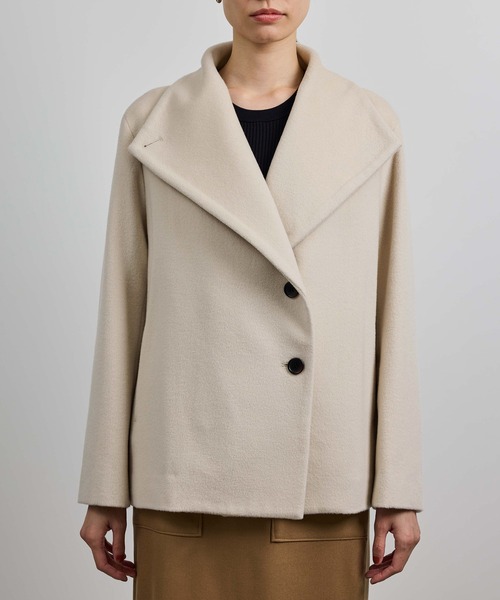 ROPE'（ロペ） ステンカラーコート コート プレミアムカシミヤ