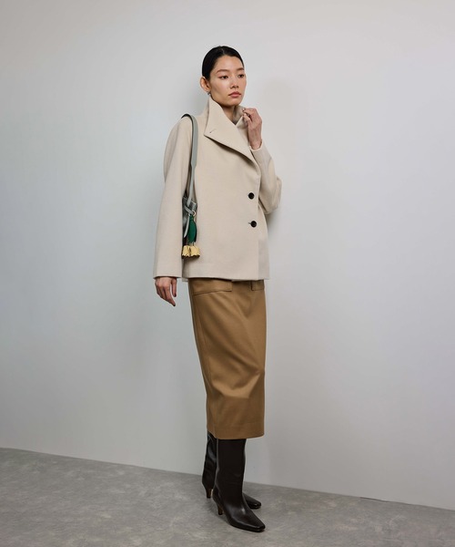 ROPE'（ロペ） ステンカラーコート コート プレミアムカシミヤ