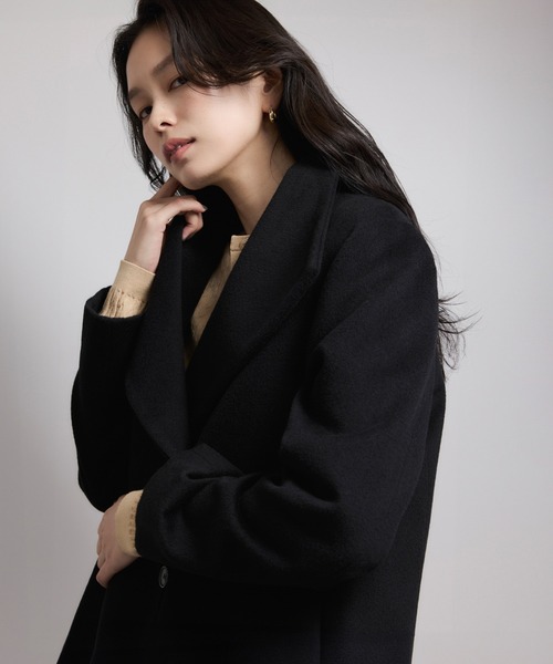 ROPE'（ロペ） ステンカラーコート コート プレミアムカシミヤ