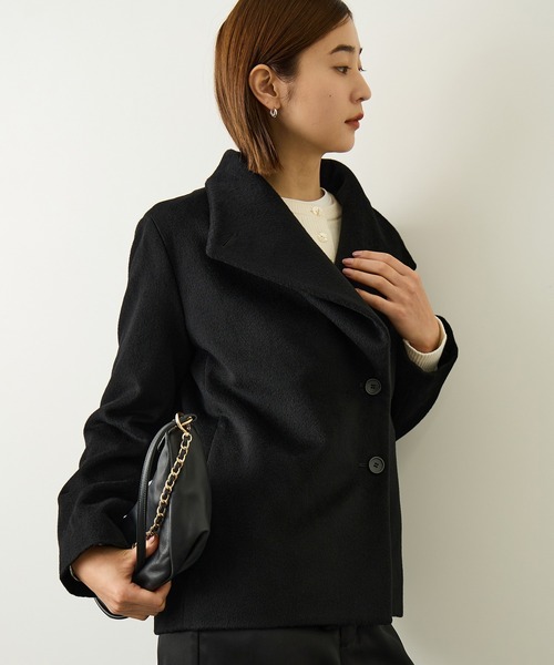 ROPE'（ロペ） ステンカラーコート コート プレミアムカシミヤ