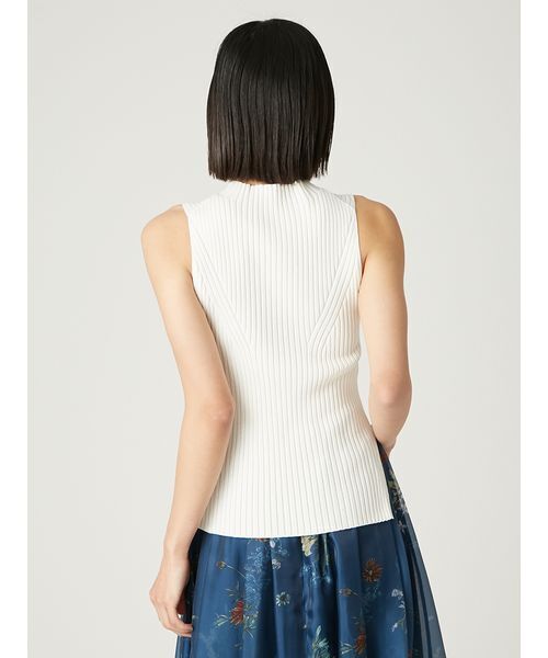 ☆美品◆イエナ◆ アイレットノースリーブニット FRAY I.D ニット セーター アイレットリブノースリニット