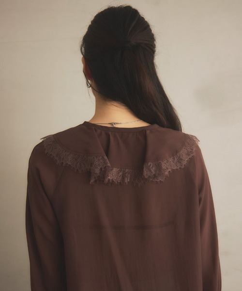 EIMY ISTOIRE（エイミーイストワール） ブラウス シャツ ボイル