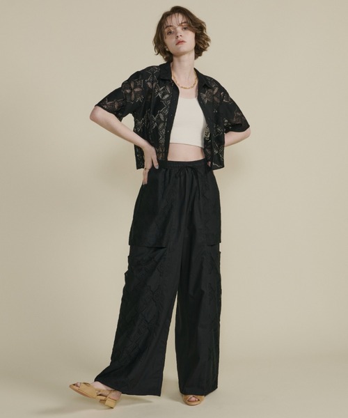 「Unitage」 半袖シャツ FREE ホワイト レディース_画像8