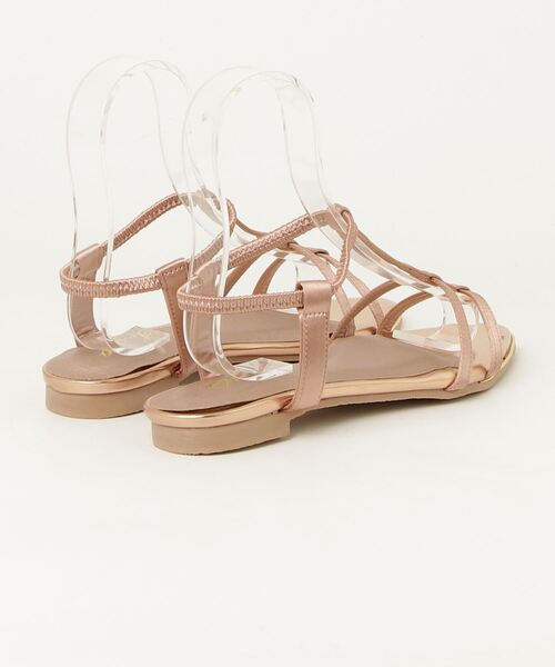 「SESTO」 フラットサンダル LL ベージュ レディース_画像2