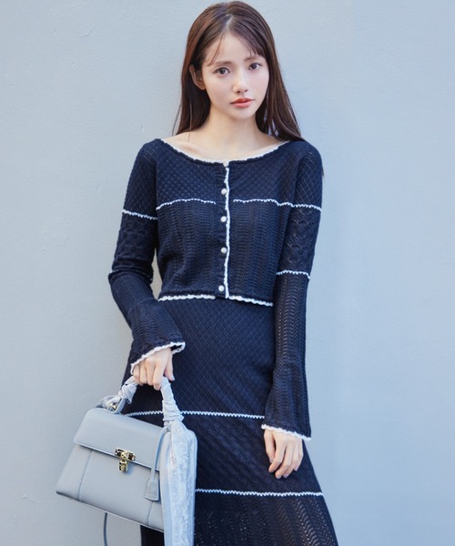 snidel ネイビーサイズ1 SNIDEL（スナイデル） セットアップ ONE SIZE ネイビー レディース