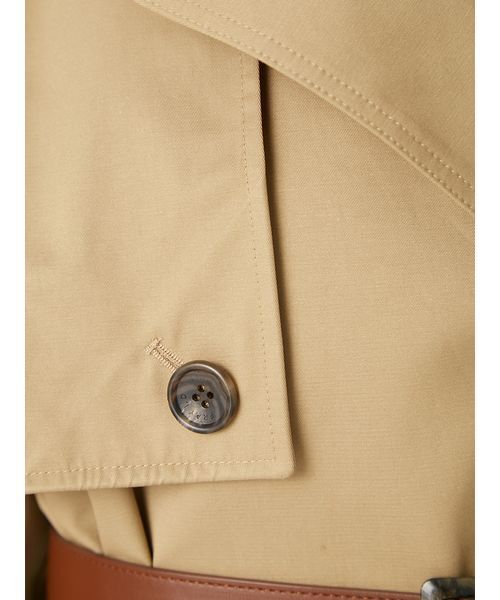 FRAY I.D トレンチコート コート レザーベルトショートトレンチコート