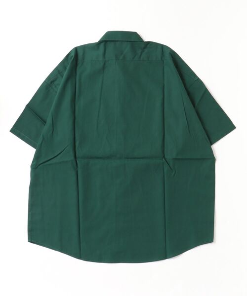 「Mag.」 「HALHAM」半袖シャツ MEDIUM ブラック メンズ_画像2