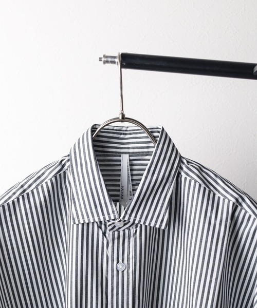 「Mag.」 「HALHAM」半袖シャツ MEDIUM ブラック メンズ_画像7