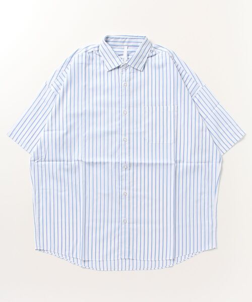 「Mag.」 「HALHAM」半袖シャツ MEDIUM ブラック メンズ_画像9