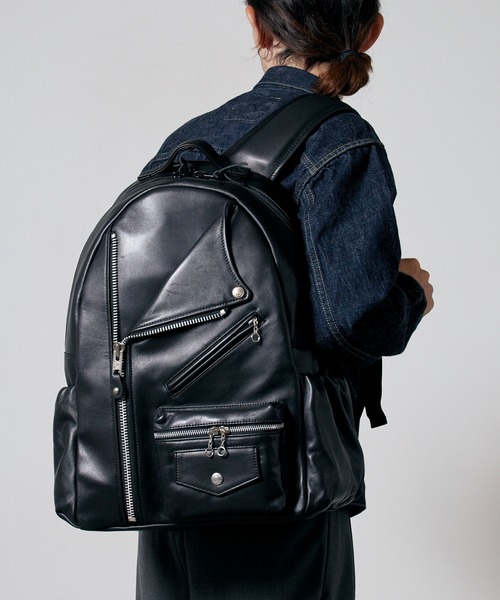 ○★新品未使用　Schott（ショット）　ライダース デイパック　ブラック RIDERS DAY BAG/ライダース デイバッグ | Schott（ショット） ｜【公式