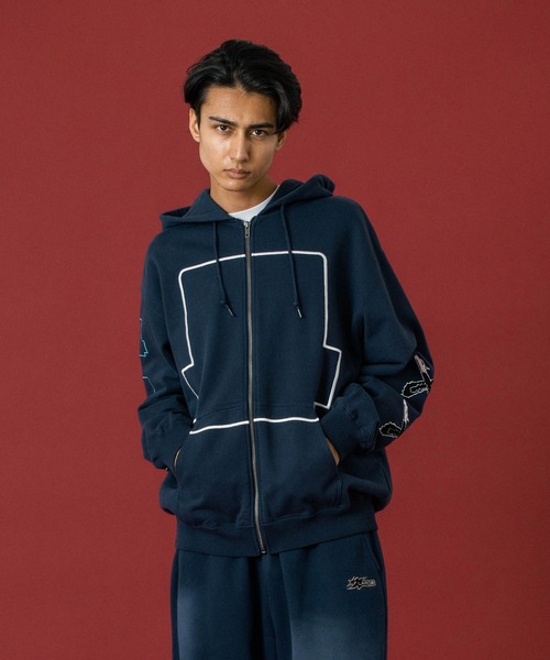 XLARGE（エクストラ ラージ） パーカー SPEED ZIP UP HOODED