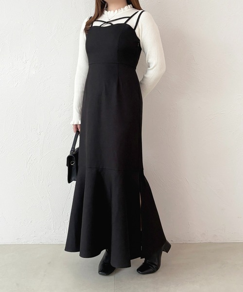 apres jour（アプレジュール） ワンピース スリットマーメイドキャミ