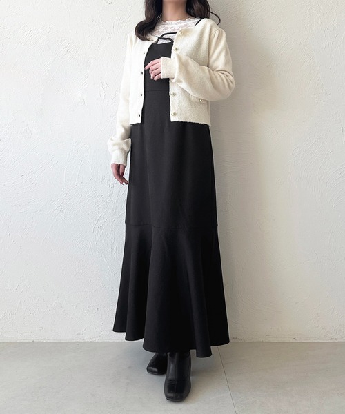 apres jour（アプレジュール） ワンピース スリットマーメイドキャミ