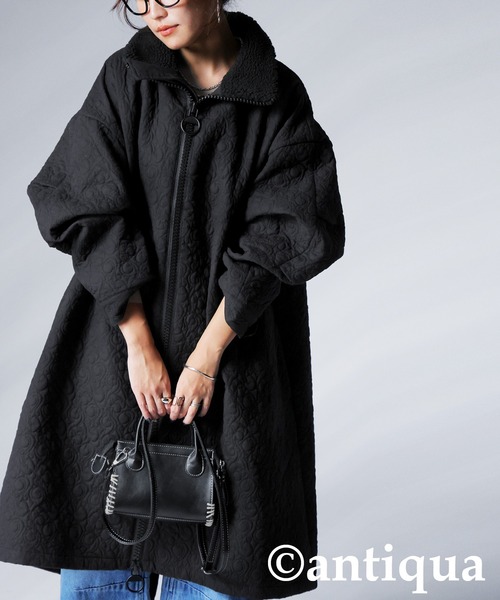 antiqua（アンティカ） コート アウター サーモライトロングキルト